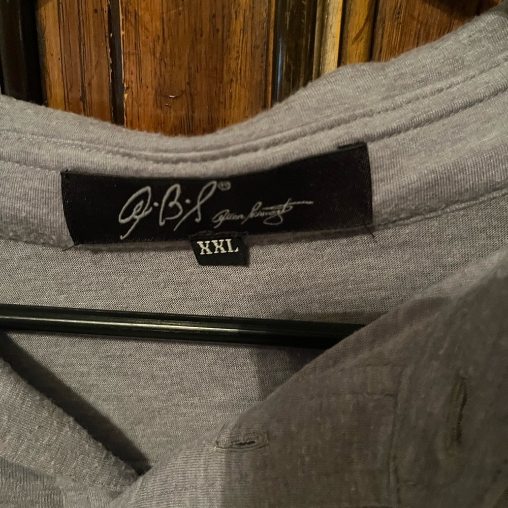 Men’s grey a.b.s Allen Schwartz xxl polo shirt - Picture 2 of 3